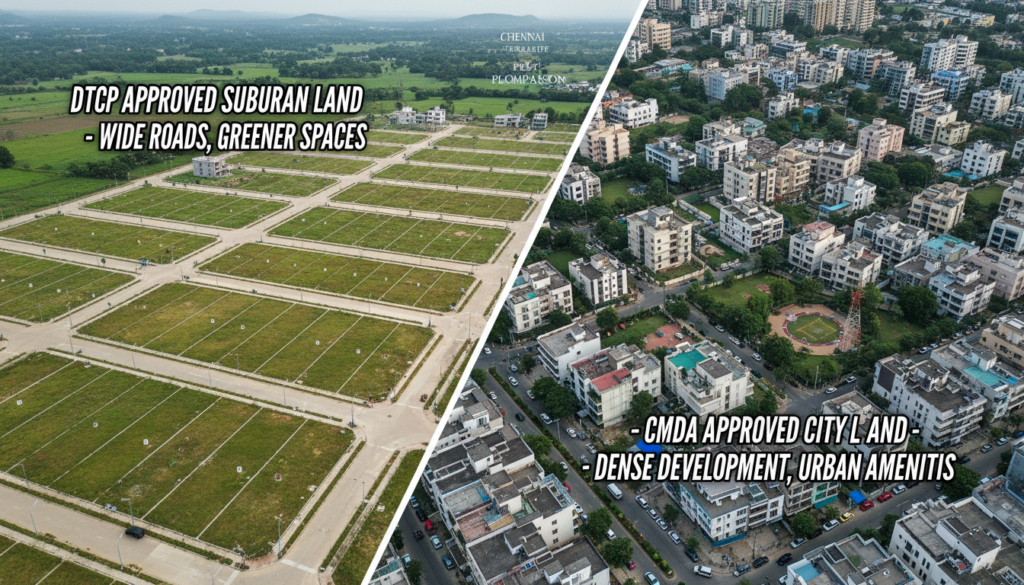 “Approved residential layout with road access”