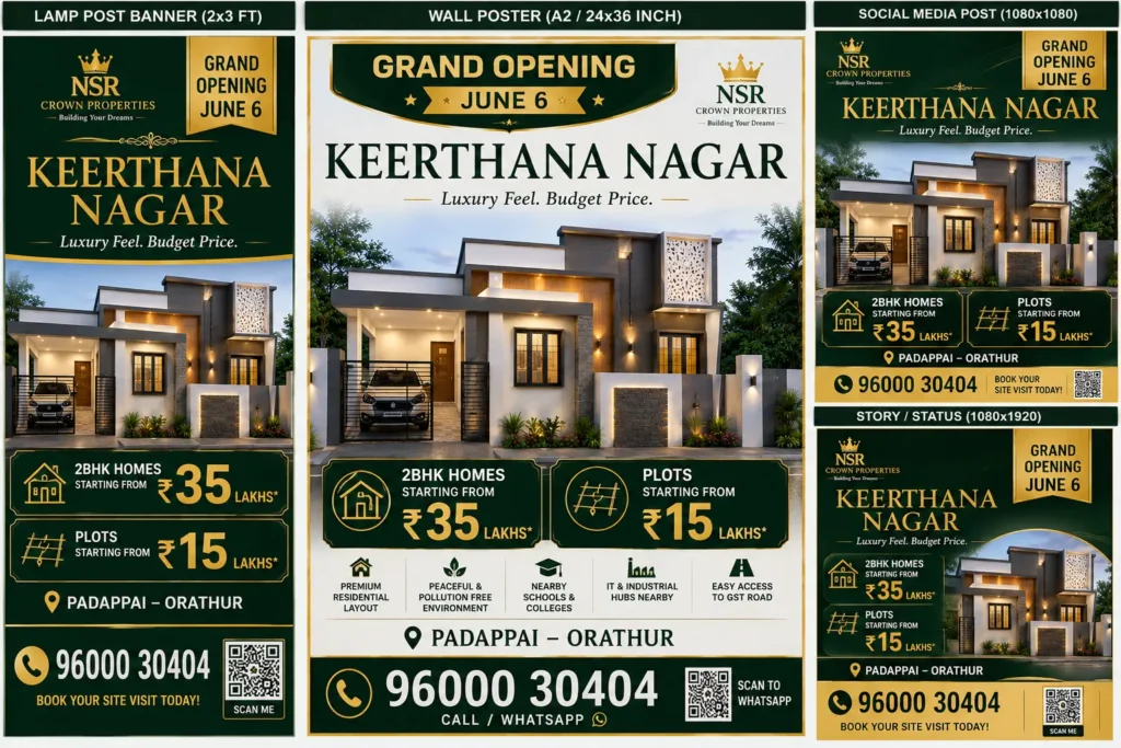 Plots in Padappai Orathur