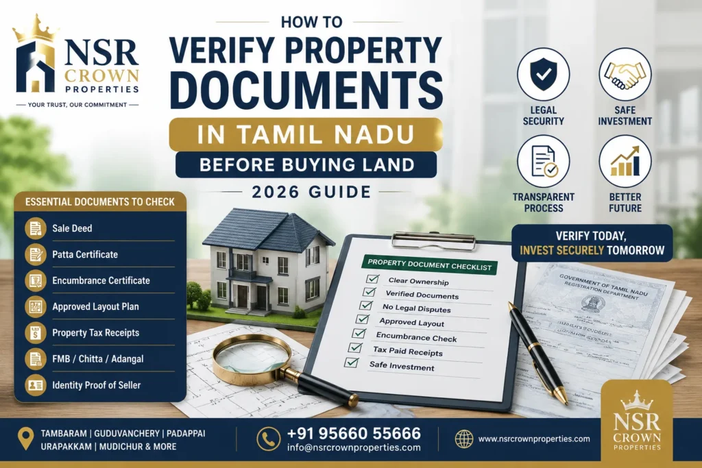 How to Verify Property Documents in Tamil Nadu Before Buying Land