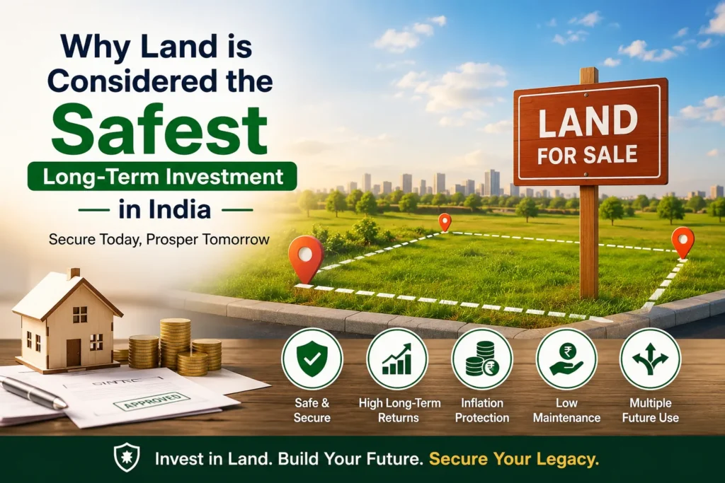 Why Land is Considered the Safest Long-Term Investment in India