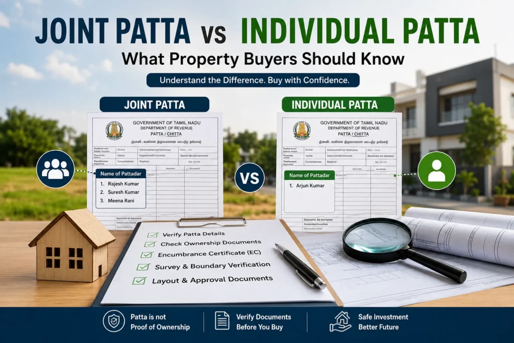 Joint Patta vs Individual Patta for property buyers